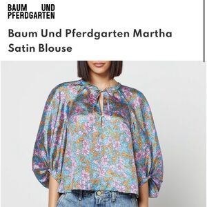 Baum Und Pferdgarden Satin Blouse